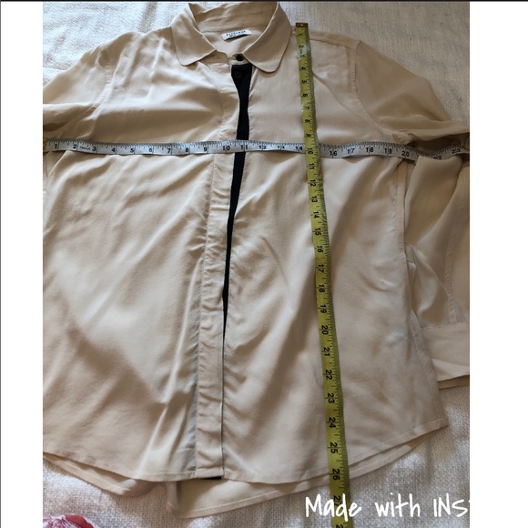 Everlane Silk Contrast Shirt - Picture 4 of 8